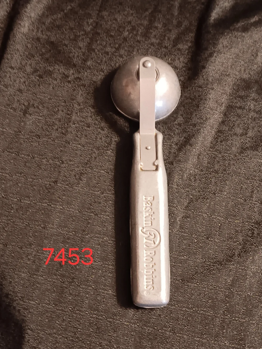 Vintage Metal Baskin Robbins Ice Cream Scoop